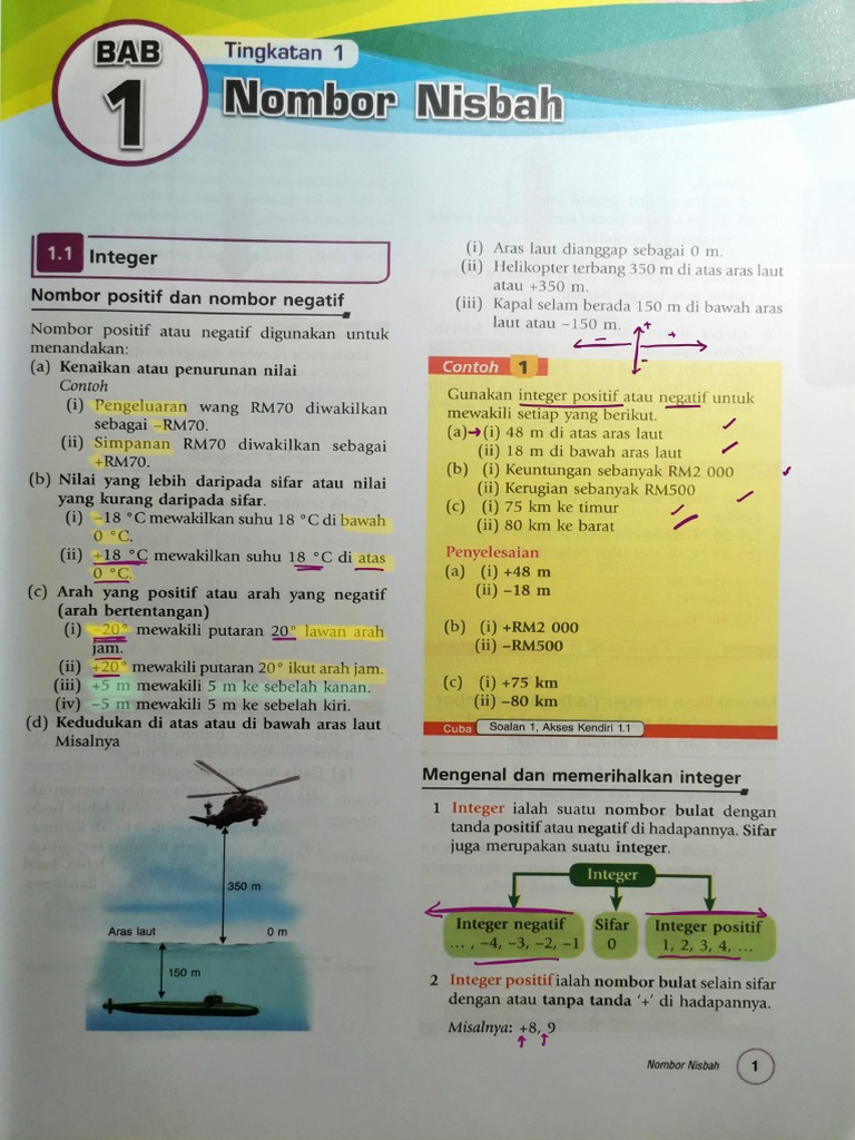 Math Chap 1-2 Form 1 CQH | PDF