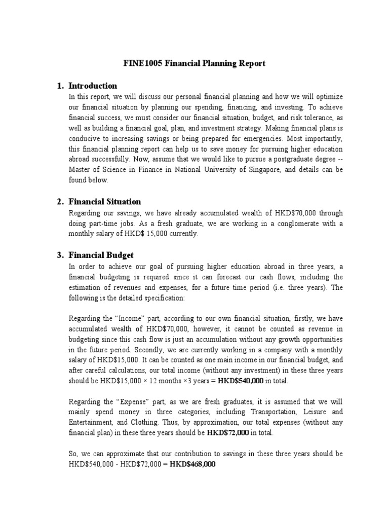 finanical-planning-group-project-pdf-investment-fund-bonds-finance
