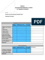 Ejemplo de Rubrica Proyecto Final Automatizacion