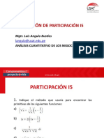 Evaluación de Participación I5 - Grupo A