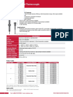 Industrial Thermocouple: Description & Features