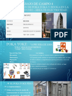 Implementación de Poka Yoke y Jidoka en área de electricidad