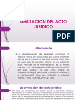 Simulacion Del Acto Juridico