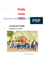 Yadis Dayanis Baquero Calle - Evidencias 2022