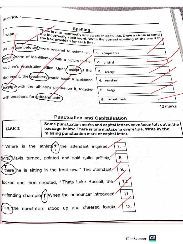 Ela paper answers pdf