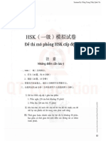 Đề mô phỏng HSK1