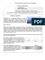 Guía de actividades física sobre ondas mecánicas y electromagnéticas