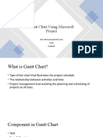 Gantt Chart Using Microsoft Project