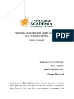 Patrimonio Inmaterial La Sangre Menstrual en La Cultura Mapuche