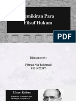 Pemikiran para Filsuf Hukum