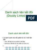 Danh sách liên kết đôi  (Doubly Linked