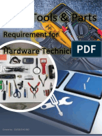 Basic Tools and Parts Requirement For A Hardware Technician