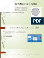 Cinética de cuerpos rígidos: traslación, rotación y ecuaciones de movimiento
