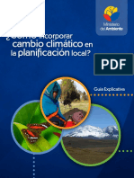 MAE 2014 Guia Cambio Climatico en La Planificacion