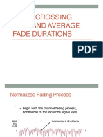 LEVEL CROSSING RATES AND AVERAGE FADE DURATIONS