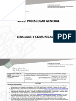 Preescolar General, Lenguaje y Comunicacion