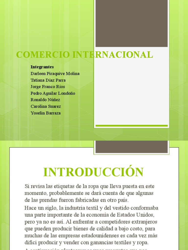 Impacto del Comercio Internacional en la Economía | PDF | Excedente ...