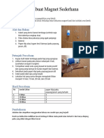 LKS Induksi Magnetik Membuat Magnet