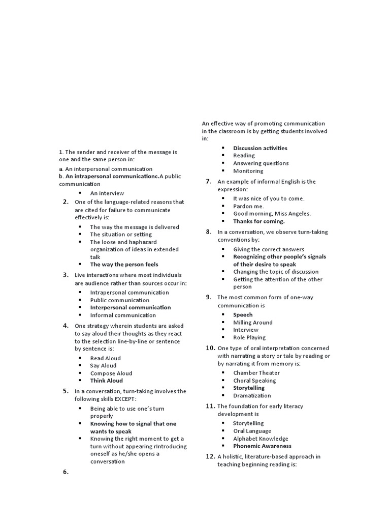 The Sender and Receiver of The Message Is One and PDF Communication