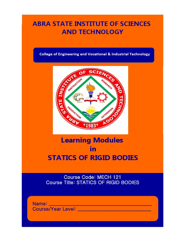 Statics of Rigid Bodies PDF Force Euclidean Vector