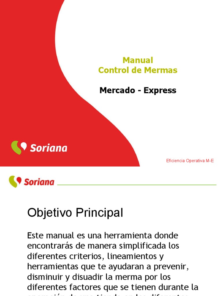 Control de Mermas en Tiendas Soriana | PDF