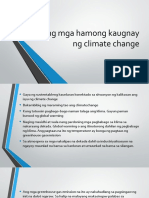 Ang Mga Hamong Kaugnay NG Climate Change
