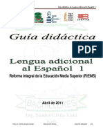 Guia Didáctica Inglés I 2011-B estudiantes