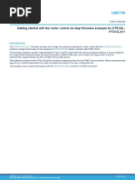 Um2788 Getting Started With The Motor Control Sixstep Firmware Example For Stevalptool2v1 Stmicroelectronics