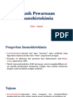 Pertemuan Ke-13. Teknik Pewarnaan Imunohistokimia