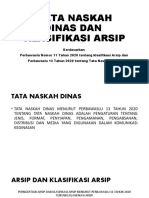 Tata Naskah Dinas Dan Arsip