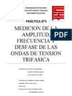 Medicion de La Amplitud Informe