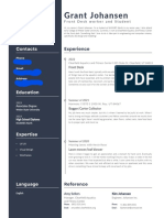 Black White Minimalist CV Resume