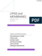 III Lipids and Membranes