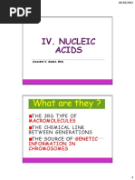 IV. Nucleic Acids