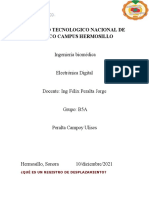 Registro de desplazamiento: almacenamiento y transferencia de datos