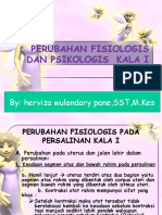 Perubahan Fisiologis Dan Psikologis Kala I