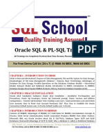 SQL PL SQL Content