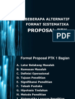 Format Proposal PTK