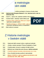 Historie Metrologie Na Českém Území