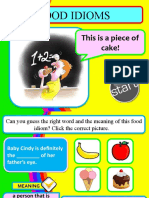 Food Idioms CLT Communicative Language Teaching Resources Fun - 105569