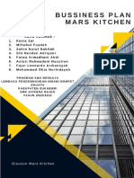 Bussiness Plan Mars Kitchen