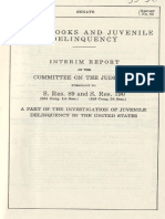 Comic Books and Juvenile Delinquency Interim Report 1955