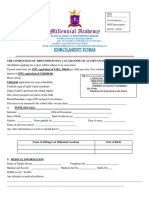 Millennial Parent Declaration and Contract of Enrolment