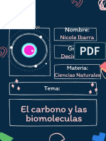 El carbono, base de las biomoléculas