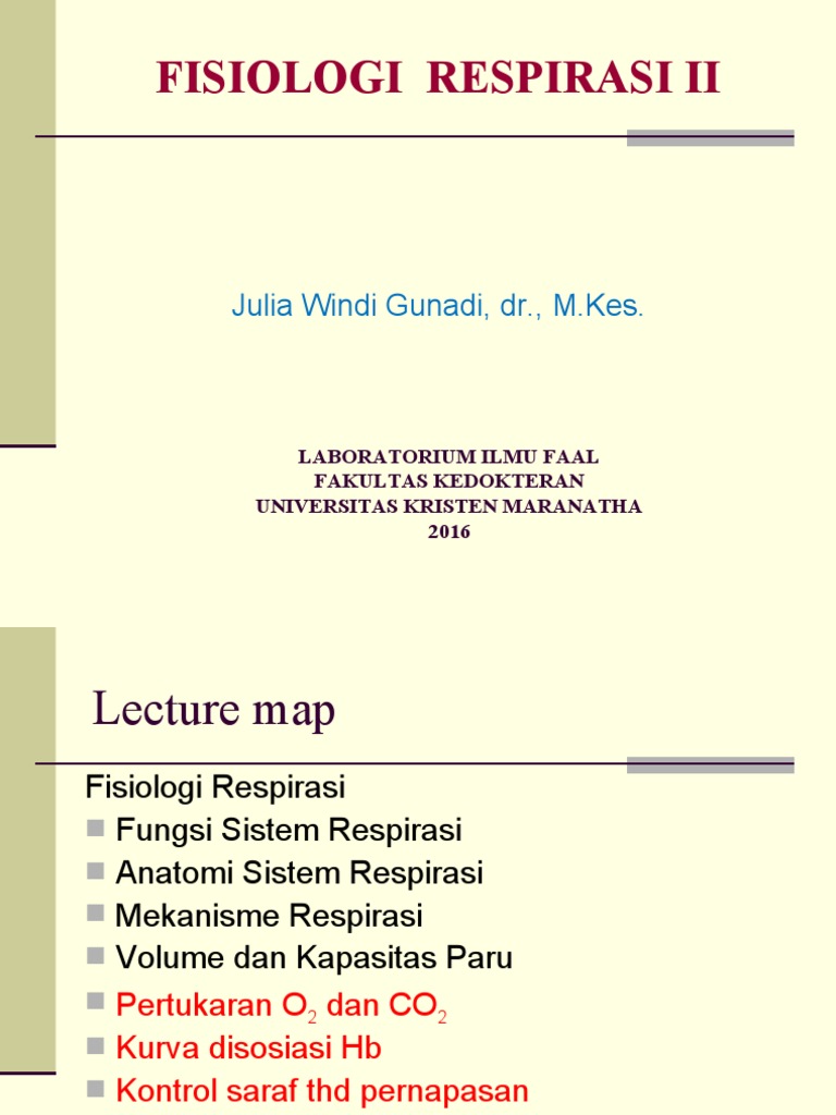 Fisiologi Respirasi 2 | PDF