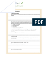 Feasibility Study Template