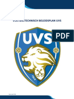 Voetbaltechnisch Beleidsplan Uvs: Versie Juni 2018