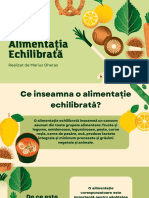 Alimentația Echilibrată