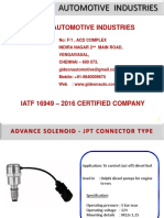 Product Catalogue All Types of Solenoid Delphi