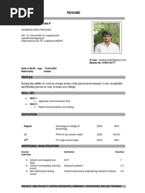 01-Blank resume